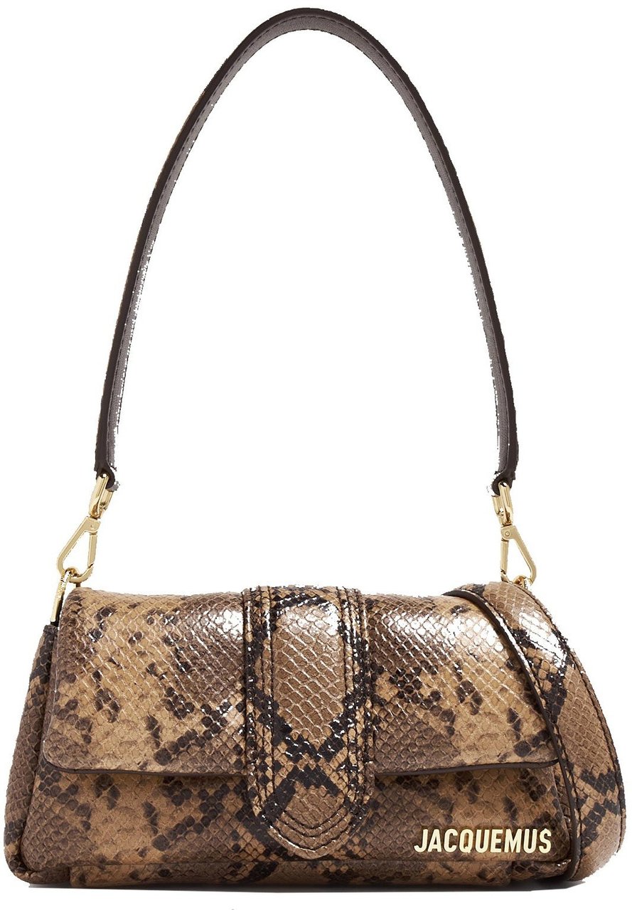 Jacquemus Jacquemus Le Petit Bambimou embossed bag Bruin