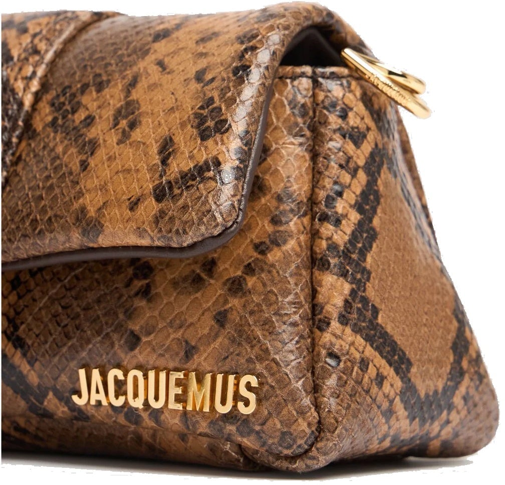 Jacquemus Jacquemus Le Petit Bambimou embossed bag Bruin