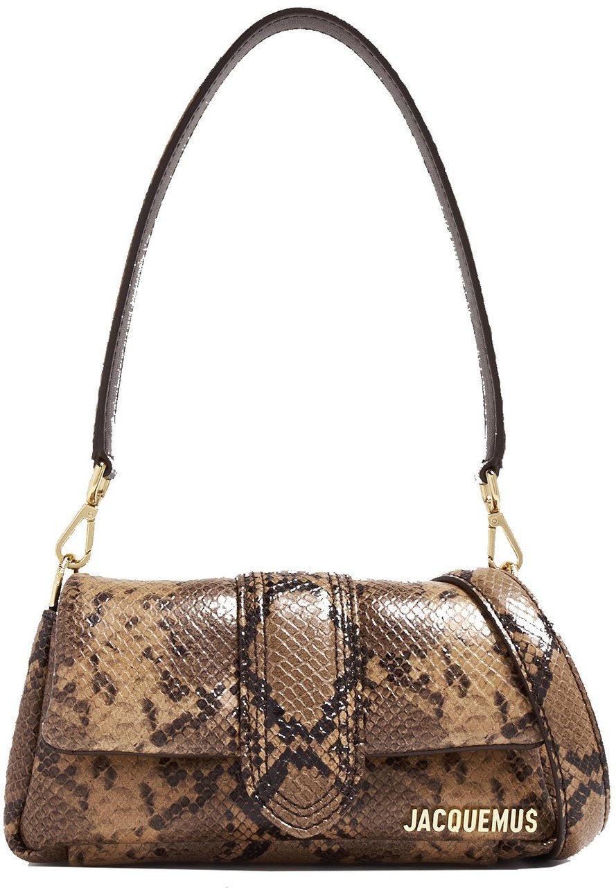 Jacquemus Jacquemus Le Petit Bambimou embossed bag Bruin