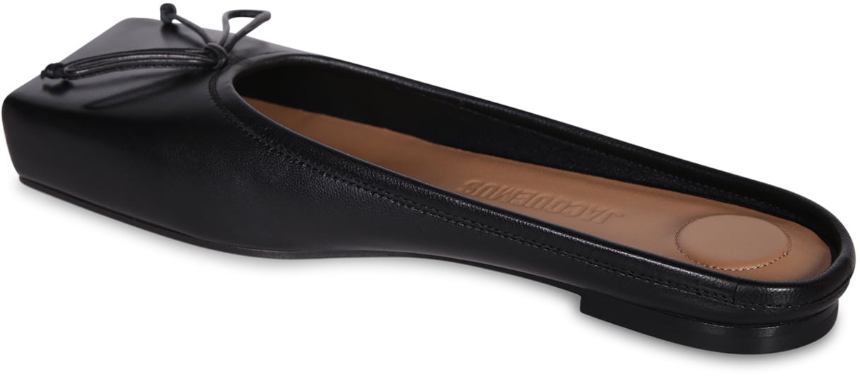 Jacquemus JACQUEMUS Black Flats Zwart
