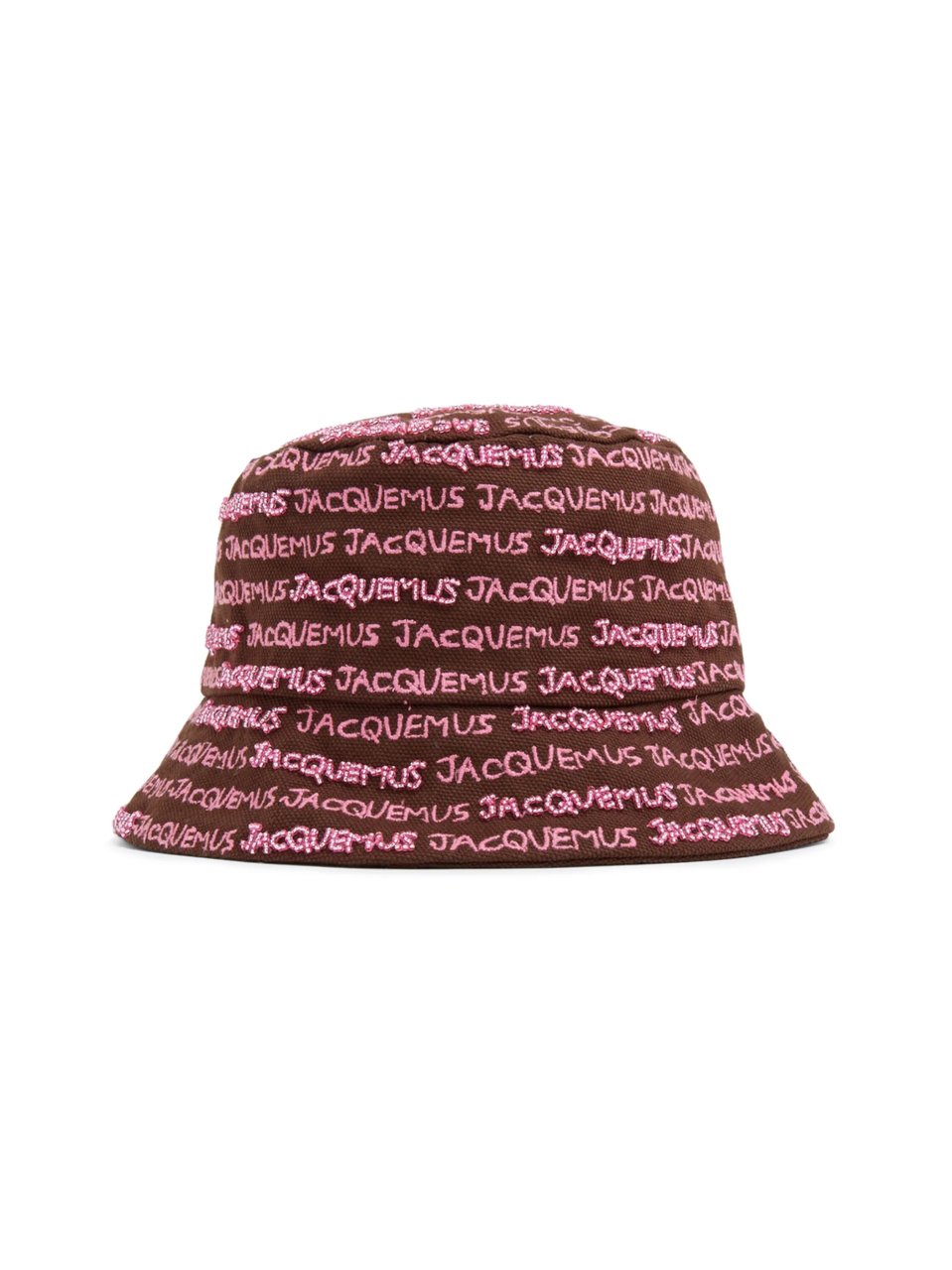 Jacquemus Le Bob Bordado Logo Bucket Hat Bruin