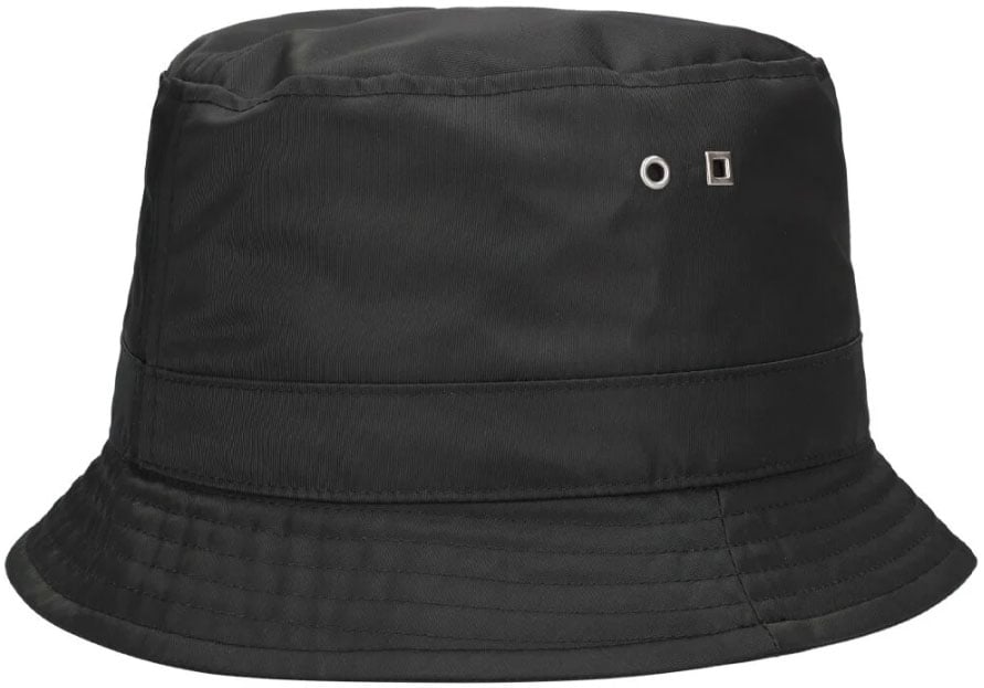 Jacquemus Le Bob Ovalie Logo Bucket Hat Zwart