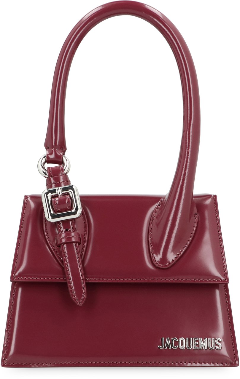 Jacquemus Handbag Le Chiquito Moyen in leather Rood