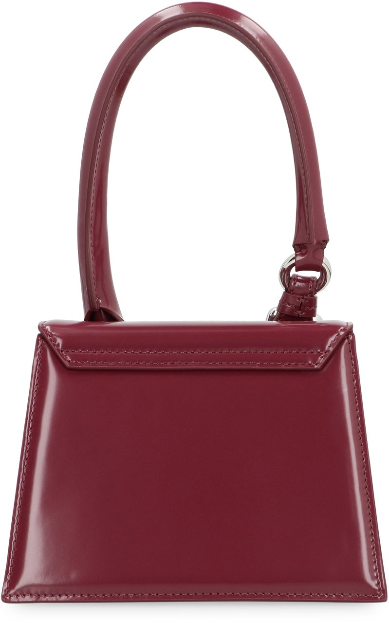Jacquemus Handbag Le Chiquito Moyen in leather Rood