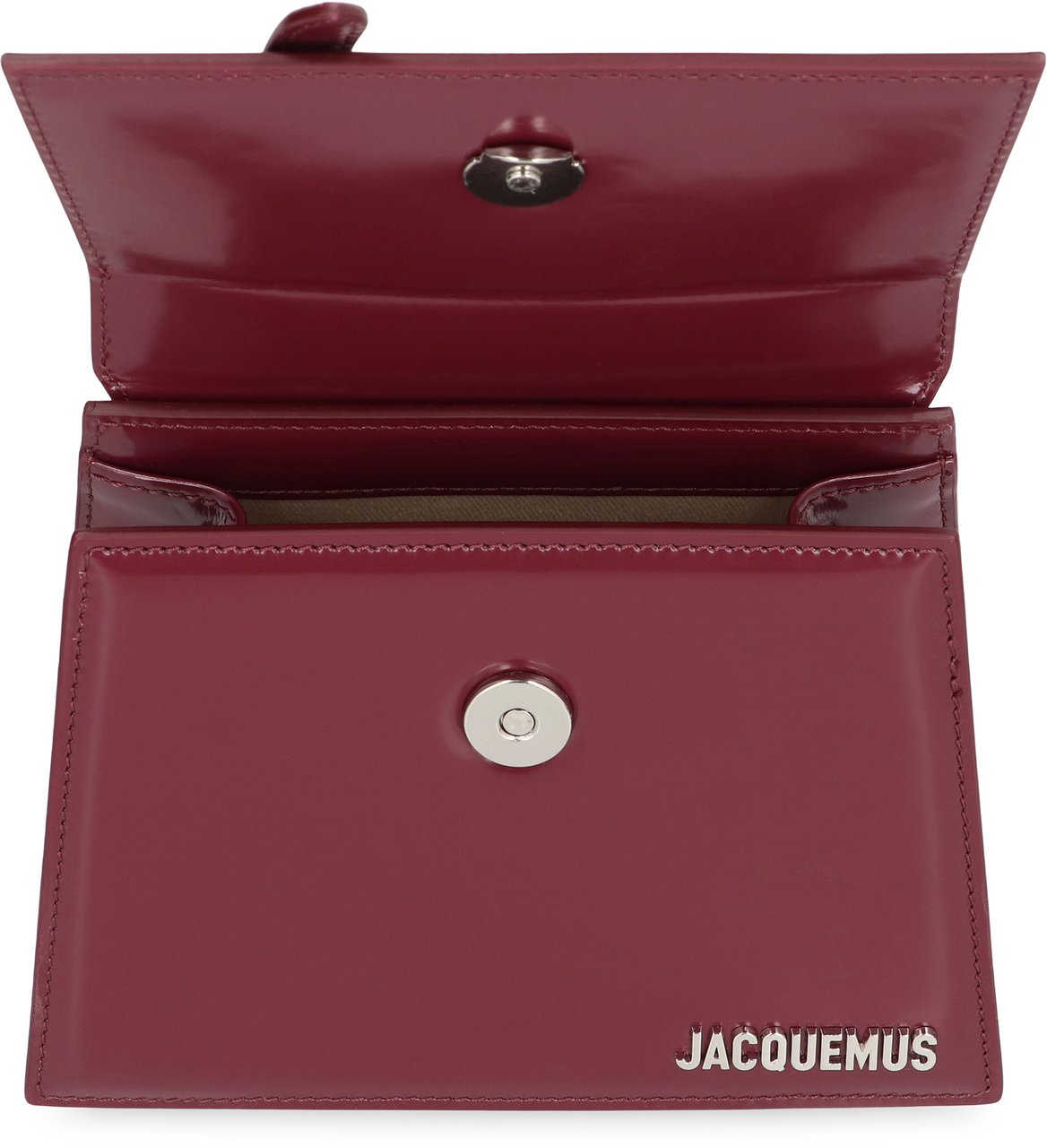 Jacquemus Handbag Le Chiquito Moyen in leather Rood