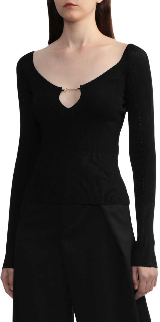 Jacquemus Sweaters Black Zwart