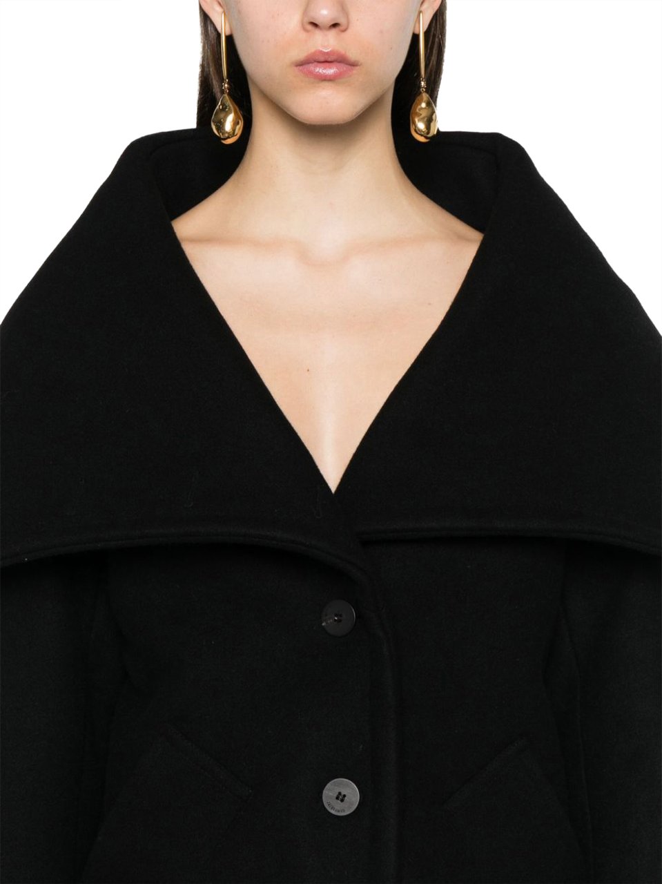 Jacquemus Coats Black Zwart