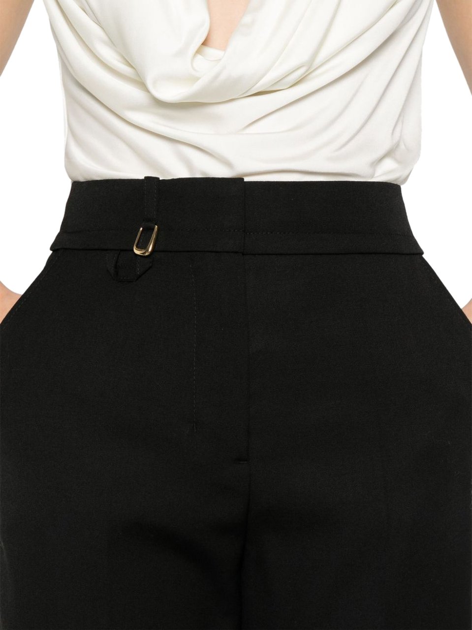 Jacquemus Trousers Black Zwart