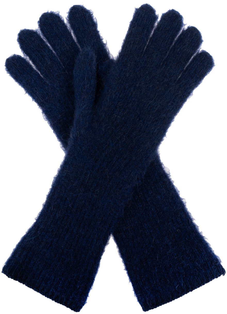 Jacquemus Les Gants Gros Grain Logo Gloves Blauw