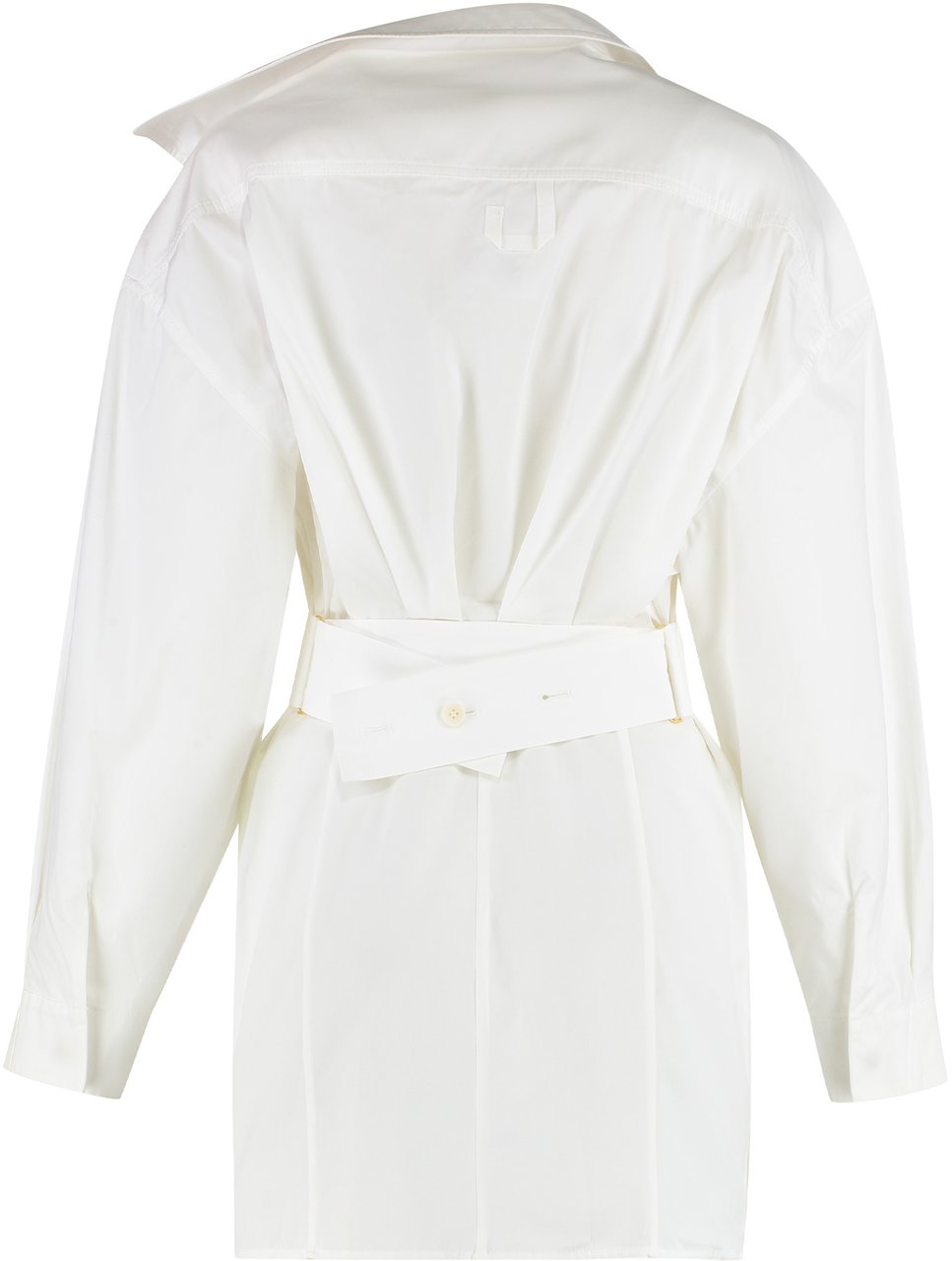 Jacquemus Le Mini Robe Shirtdress Wit
