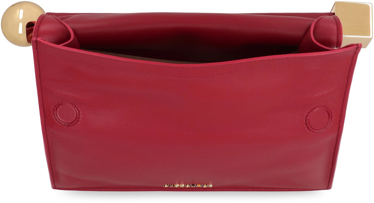 Jacquemus Square Leather Pouch Rood