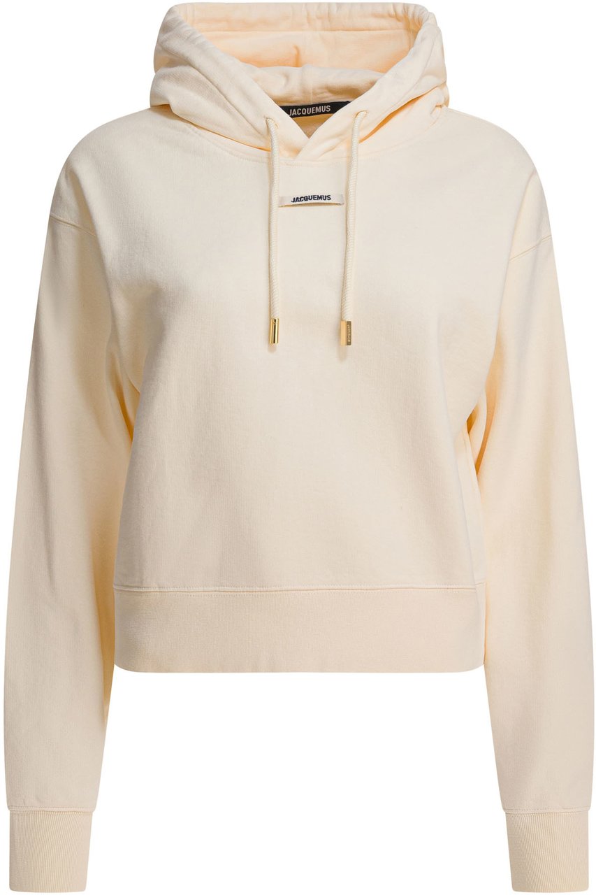 Jacquemus "Gros Grain" Hoodie Beige
