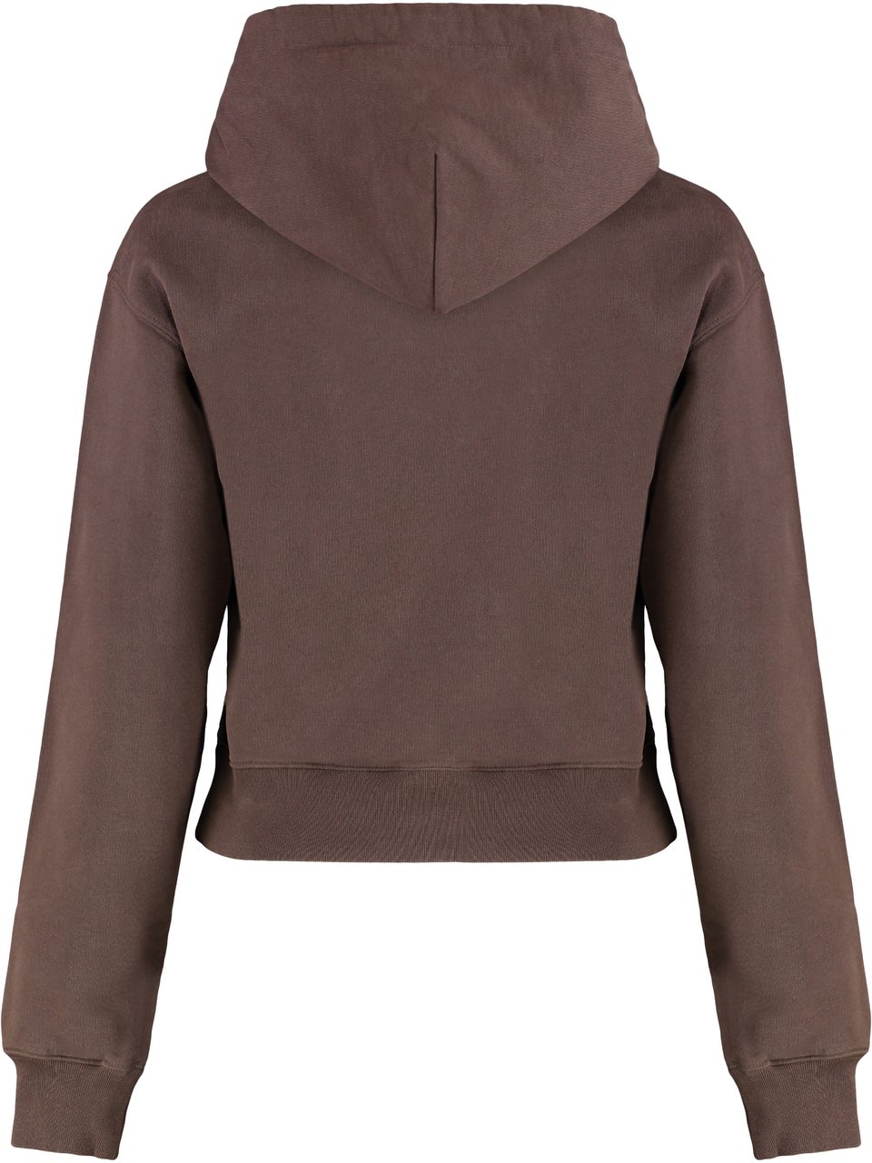 Jacquemus Gros Grain Cotton hoodie Bruin