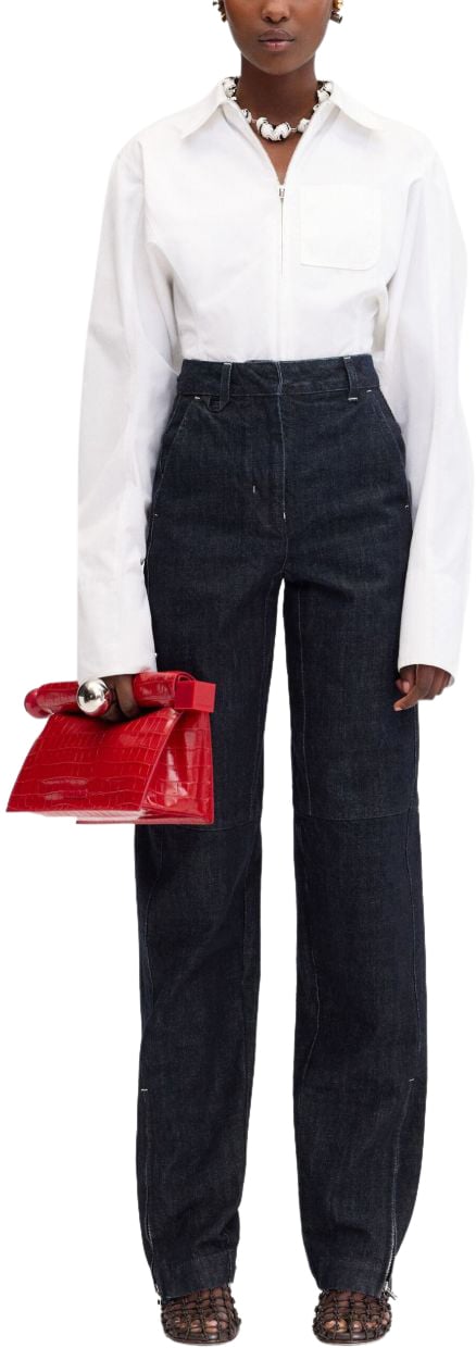 Jacquemus Jacquemus Jeans Blu Blauw