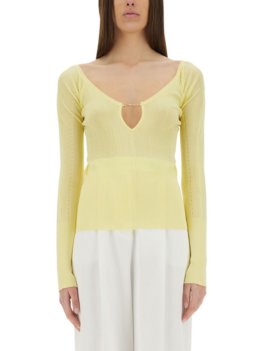 Jacquemus The Top Praluce Geel