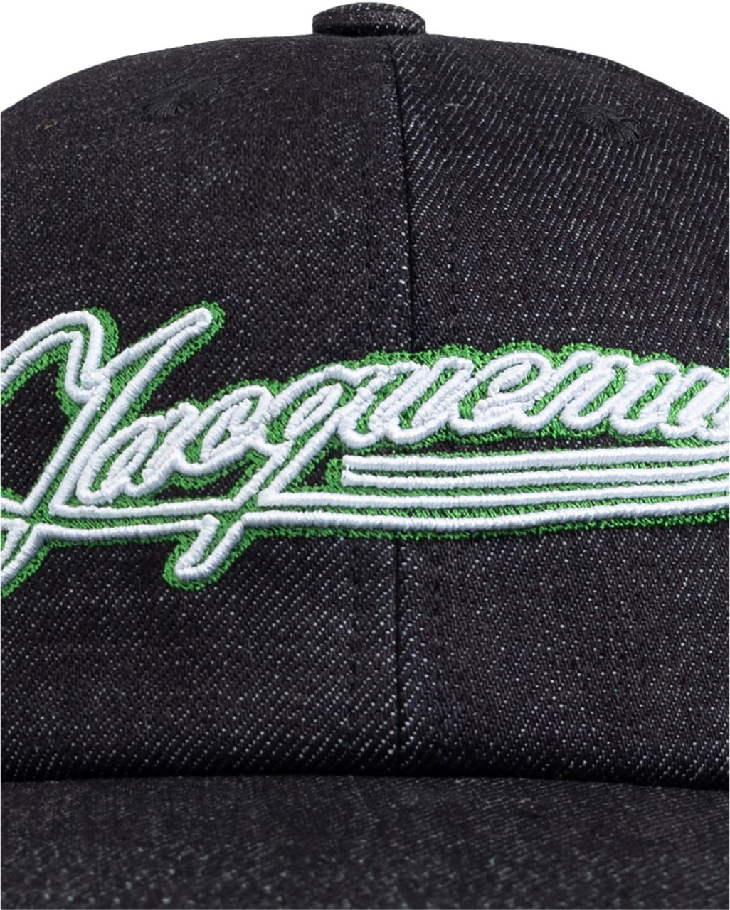 Jacquemus La Casquette Logo Embroidered Baseball Cap Blauw