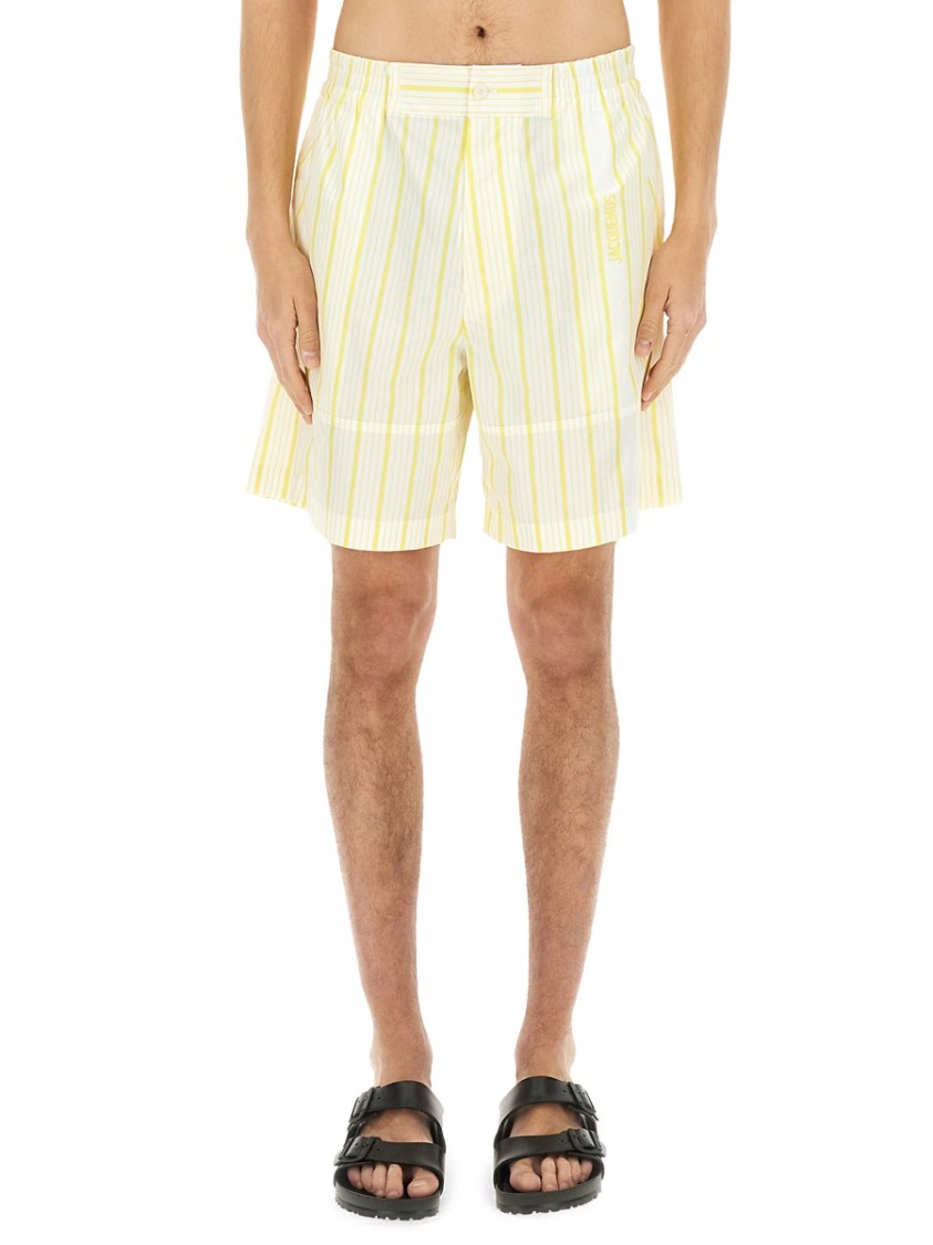 Jacquemus "Aloe" Shorts Neutraal