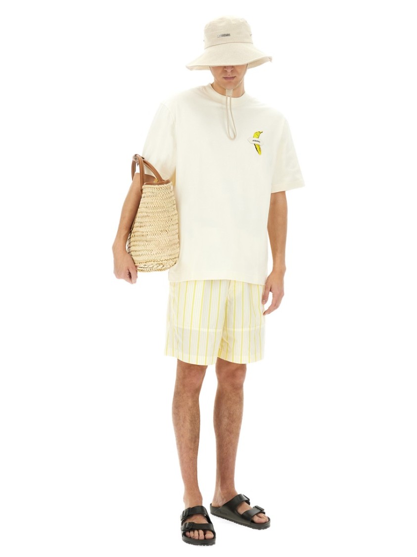 Jacquemus "Aloe" Shorts Neutraal