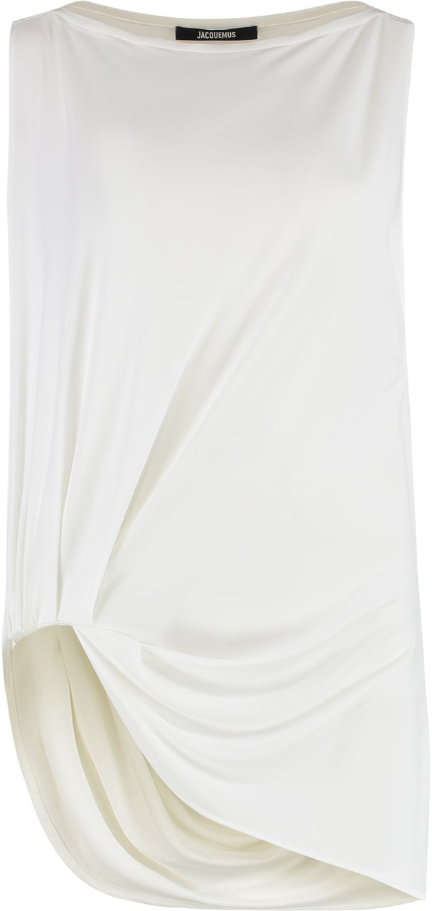 Jacquemus Square neck top Wit