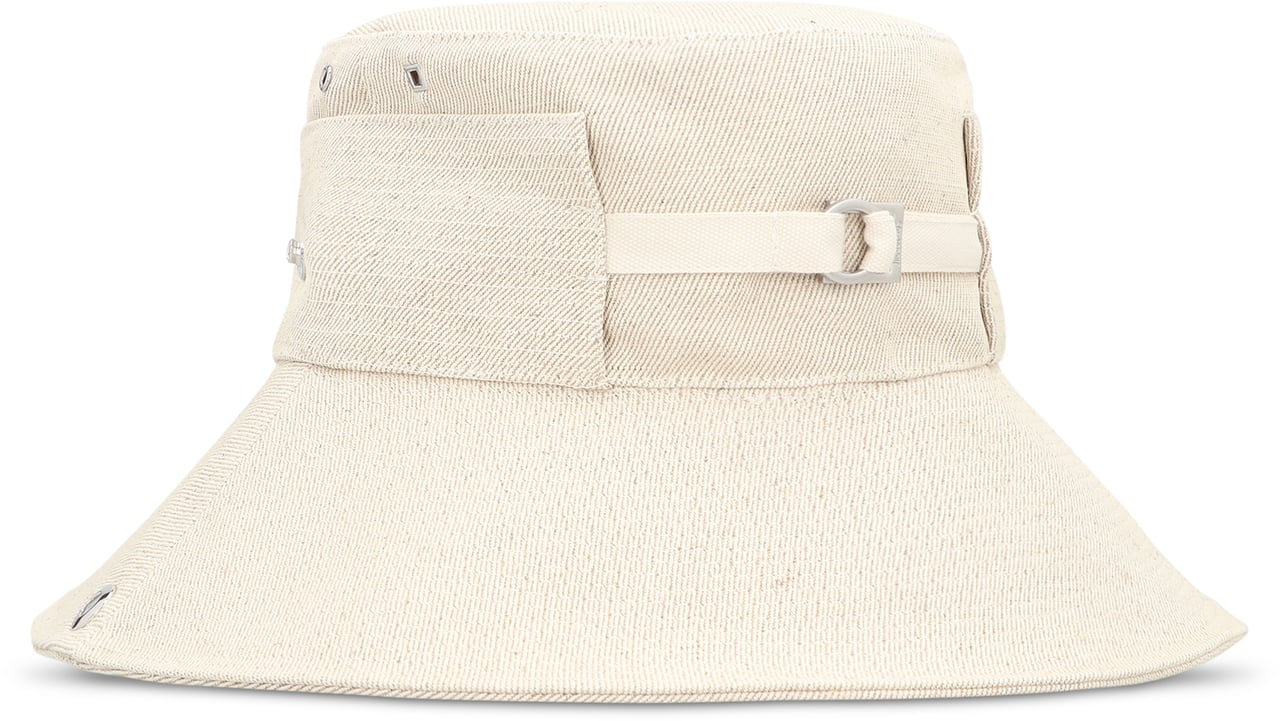 Jacquemus Fisherman hat from Nîmes Neutraal