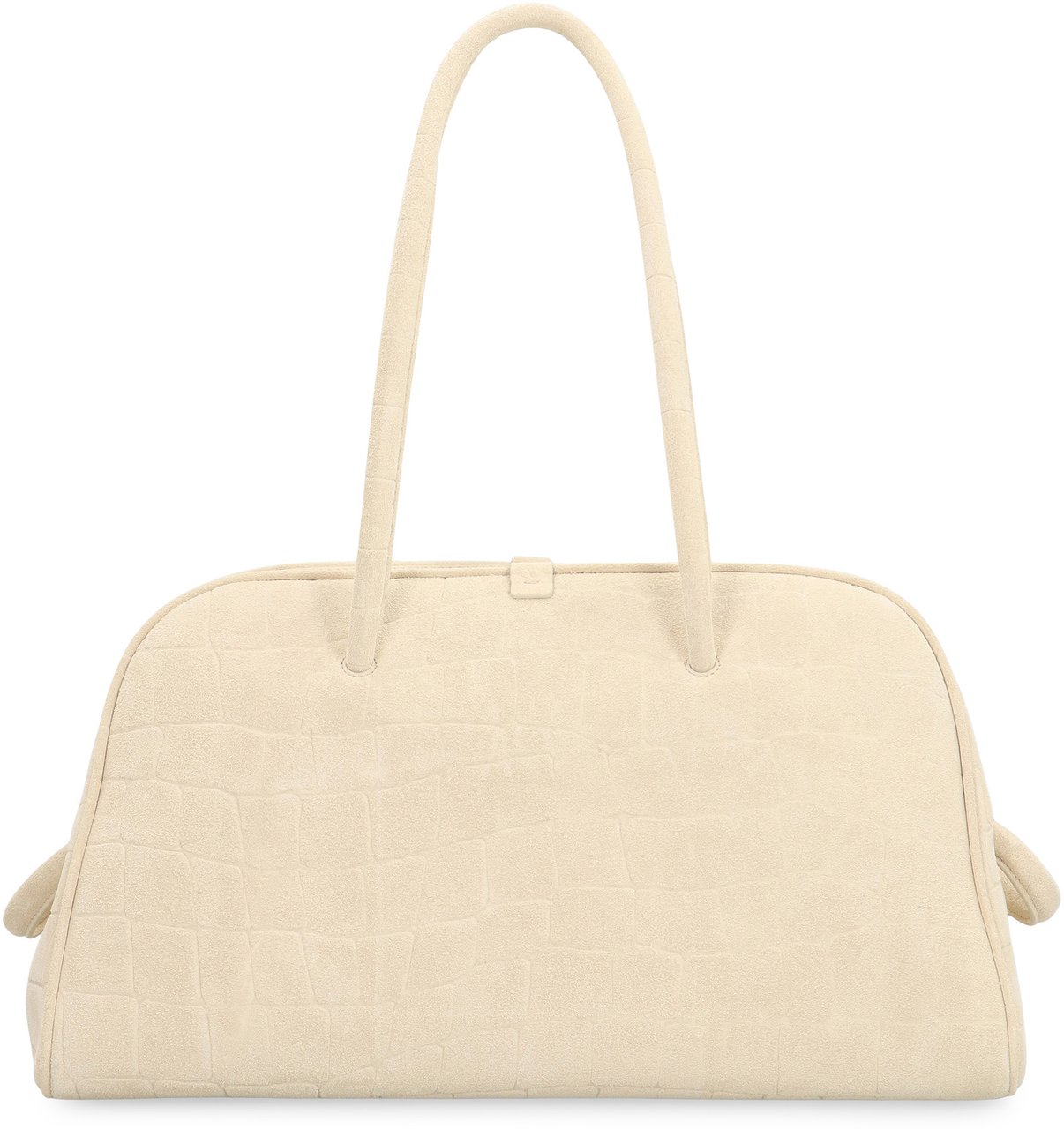 Jacquemus Borsa Le Turismo in suede leather Neutraal
