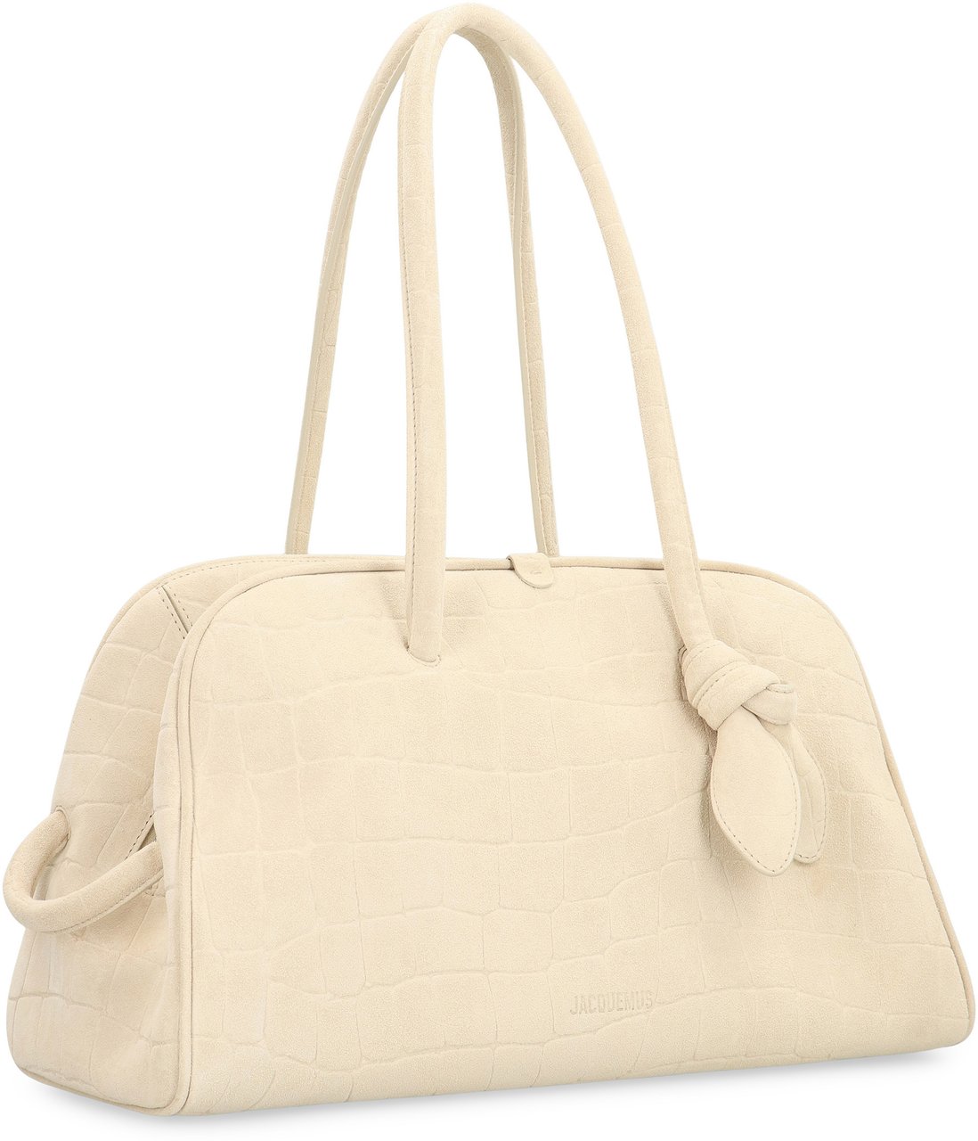 Jacquemus Borsa Le Turismo in suede leather Neutraal