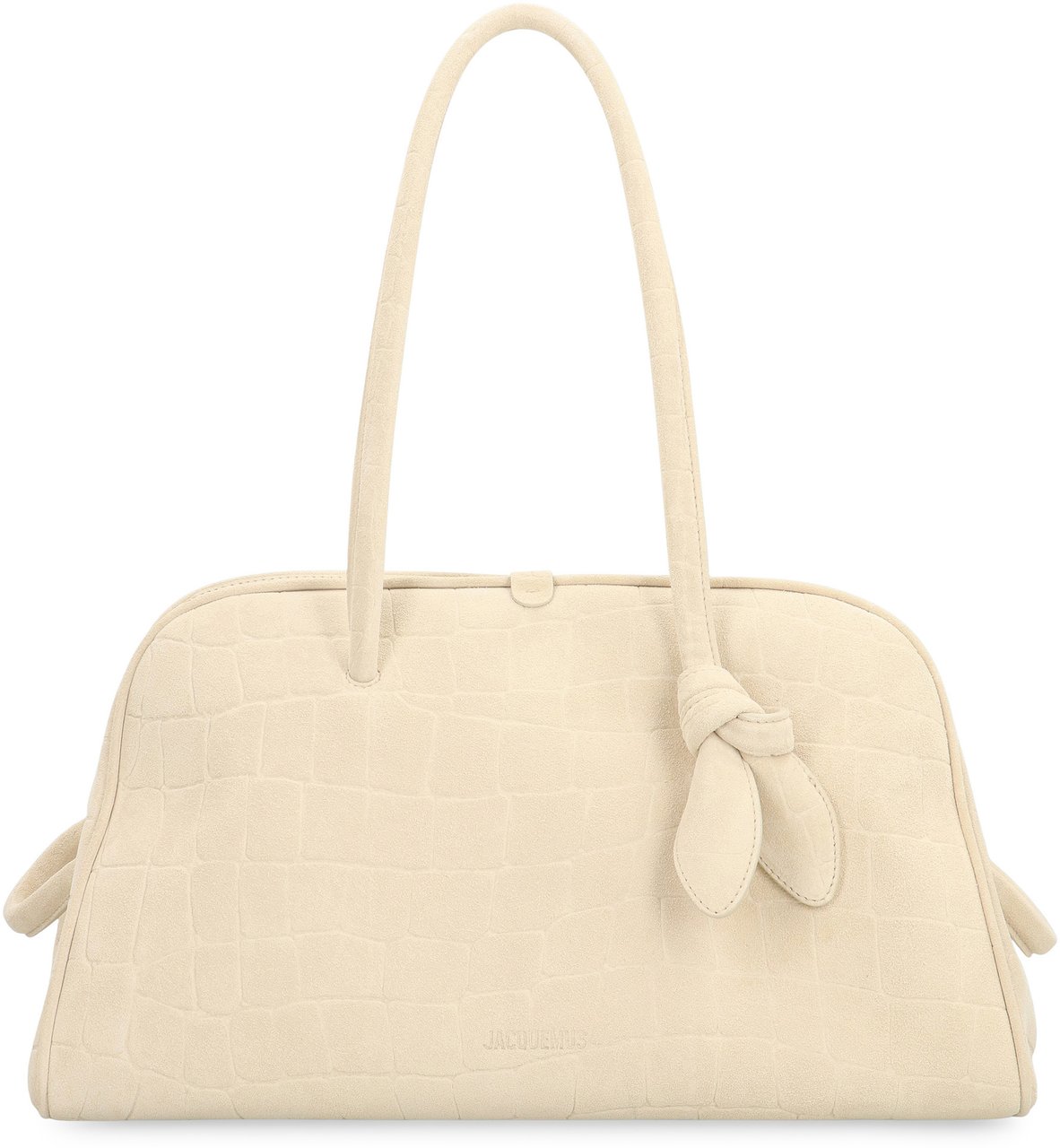 Jacquemus Borsa Le Turismo in suede leather Neutraal