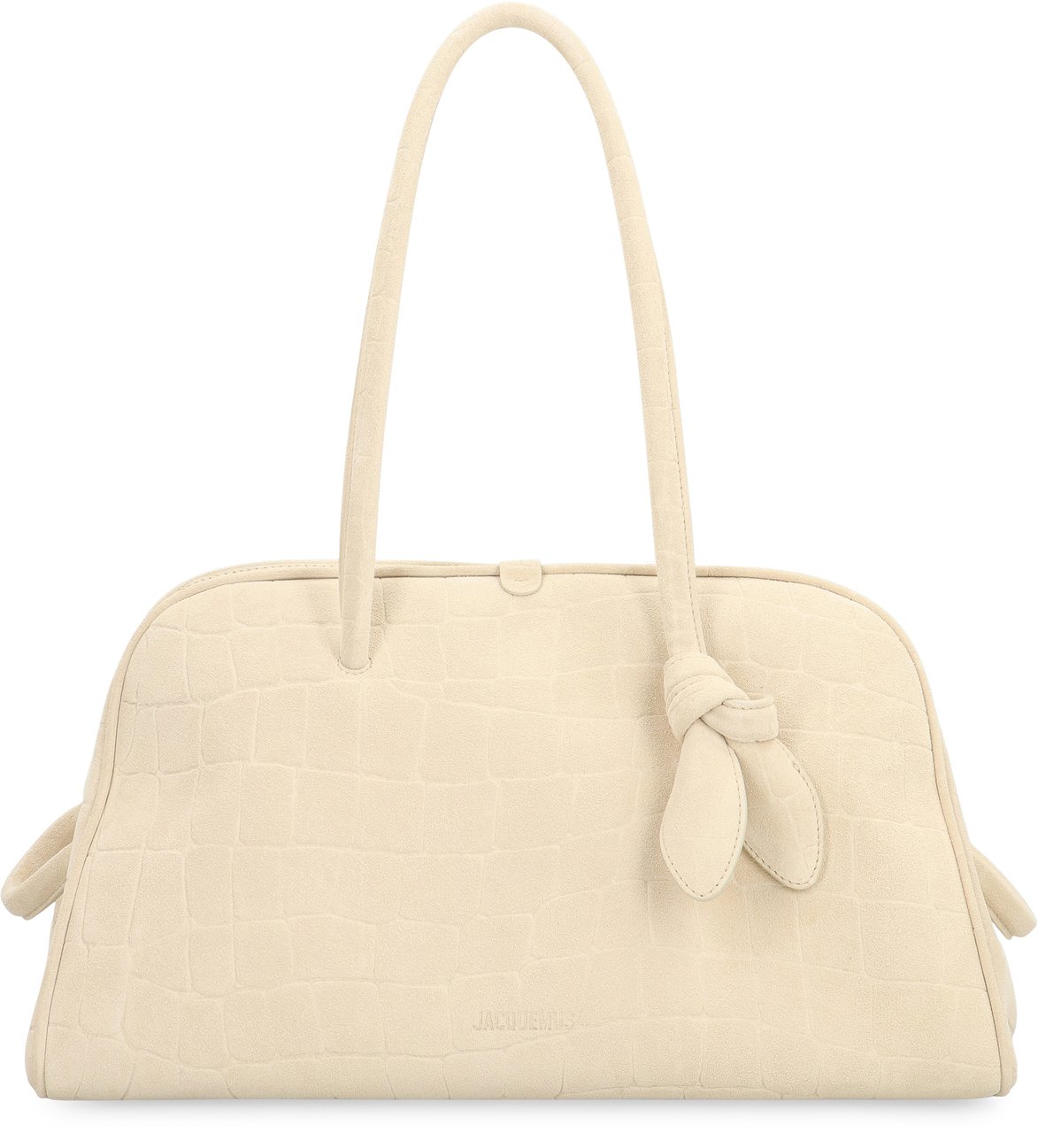 Jacquemus Borsa Le Turismo in suede leather Neutraal