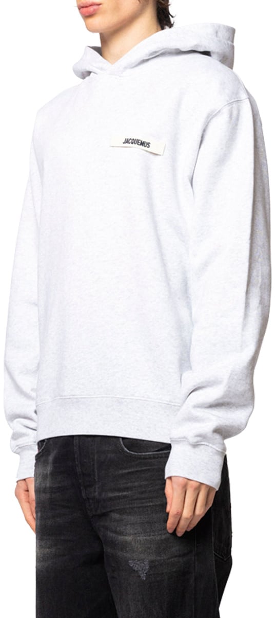 Jacquemus LE HOODIE GROS GRAIN GREY Grijs