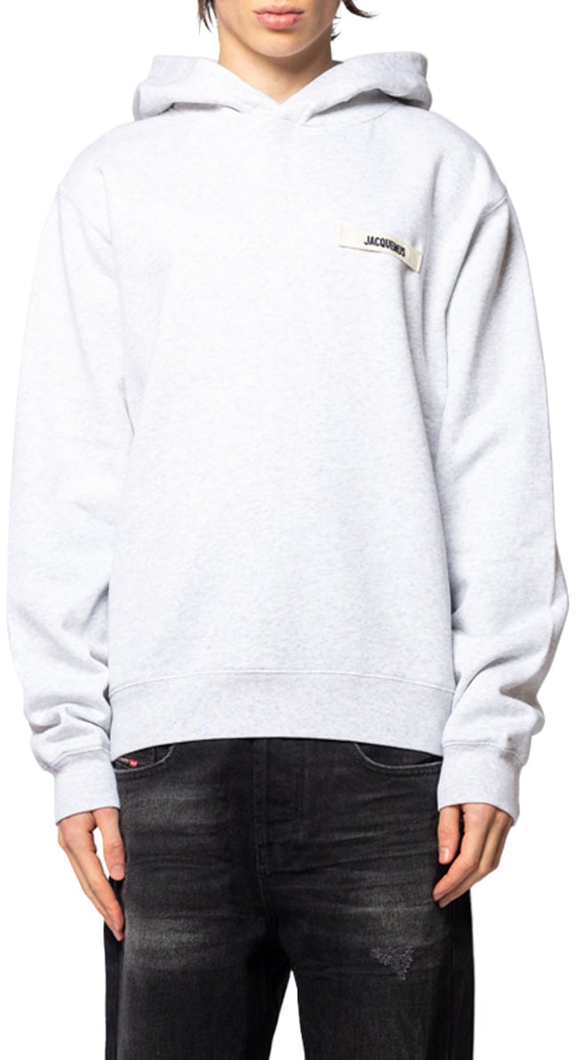 Jacquemus LE HOODIE GROS GRAIN GREY Grijs