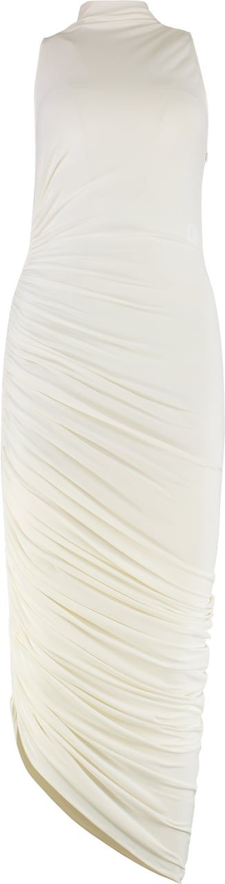 Jacquemus Piazza Asymmetric dress Wit