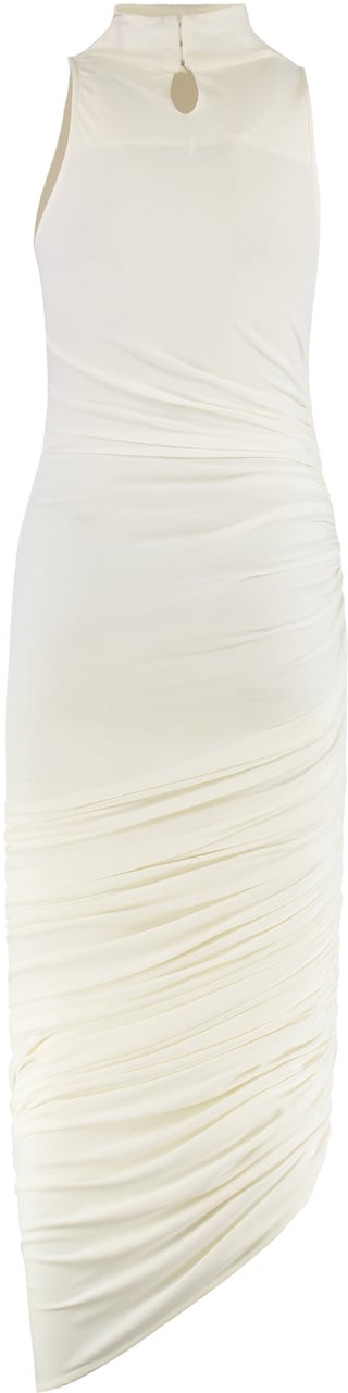 Jacquemus Piazza Asymmetric dress Wit