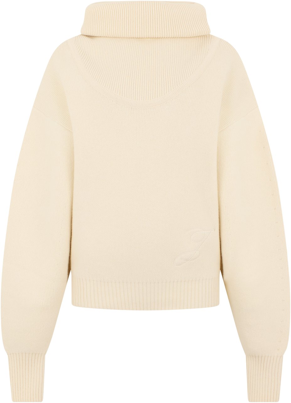 Jacquemus Wool and cashmere sweater Neutraal