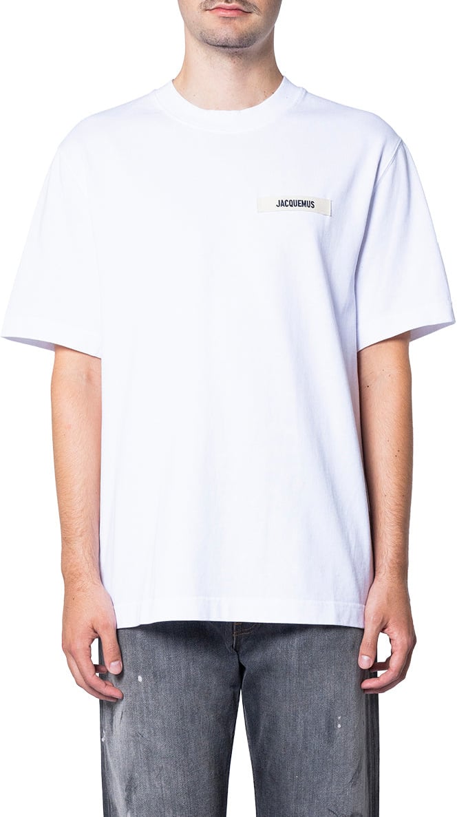 Jacquemus LE TSHIRT GROS GRAIN WHITE Wit
