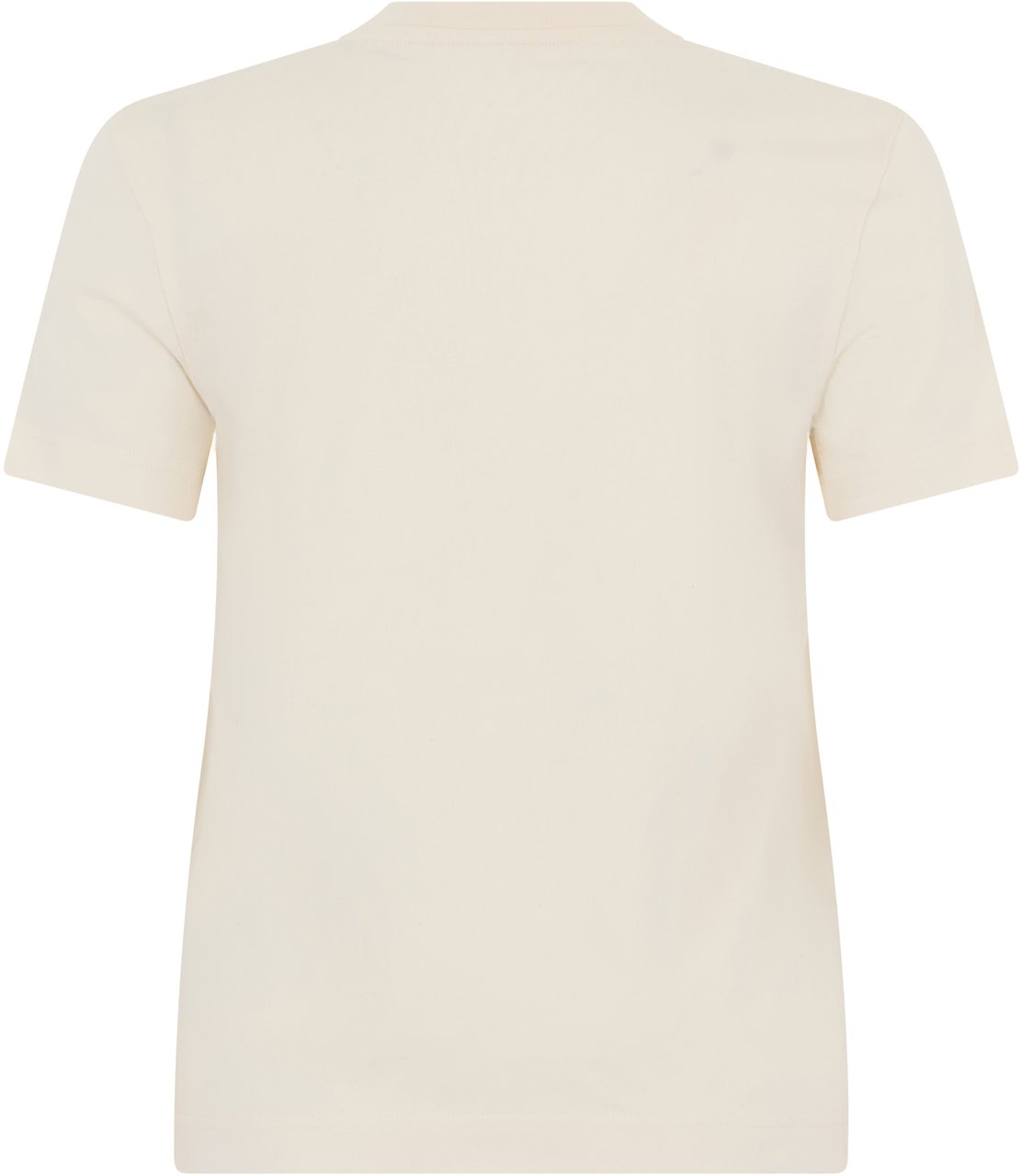 Jacquemus Beige minimalist T-shirt with elegant logo Beige