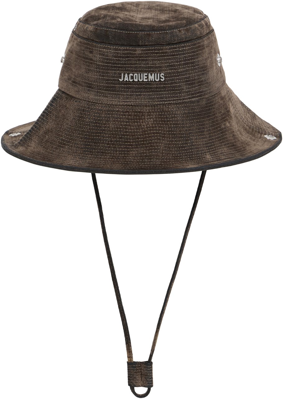 Jacquemus Fisherman's hat in denim de-Nîmes Bruin