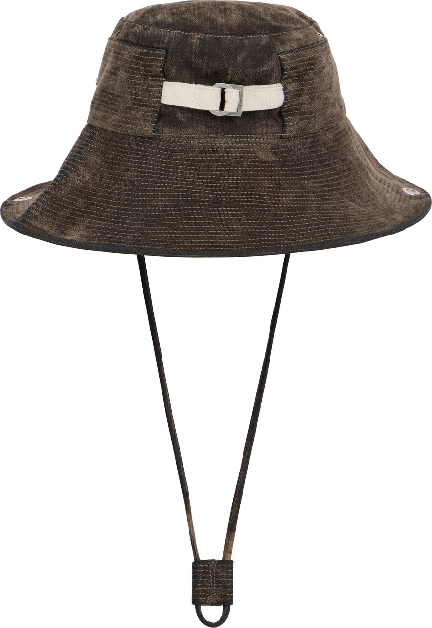 Jacquemus Fisherman's hat in denim de-Nîmes Bruin