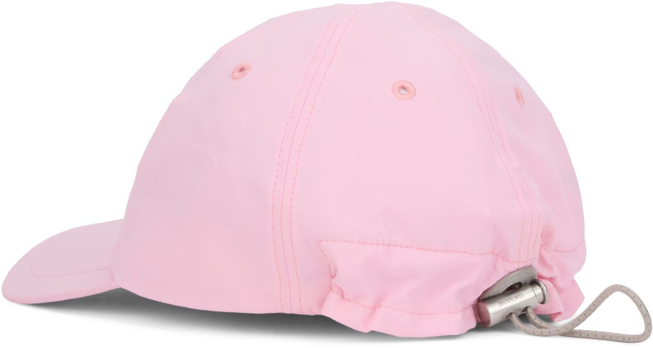 Jacquemus Cap with embroidered logo Roze