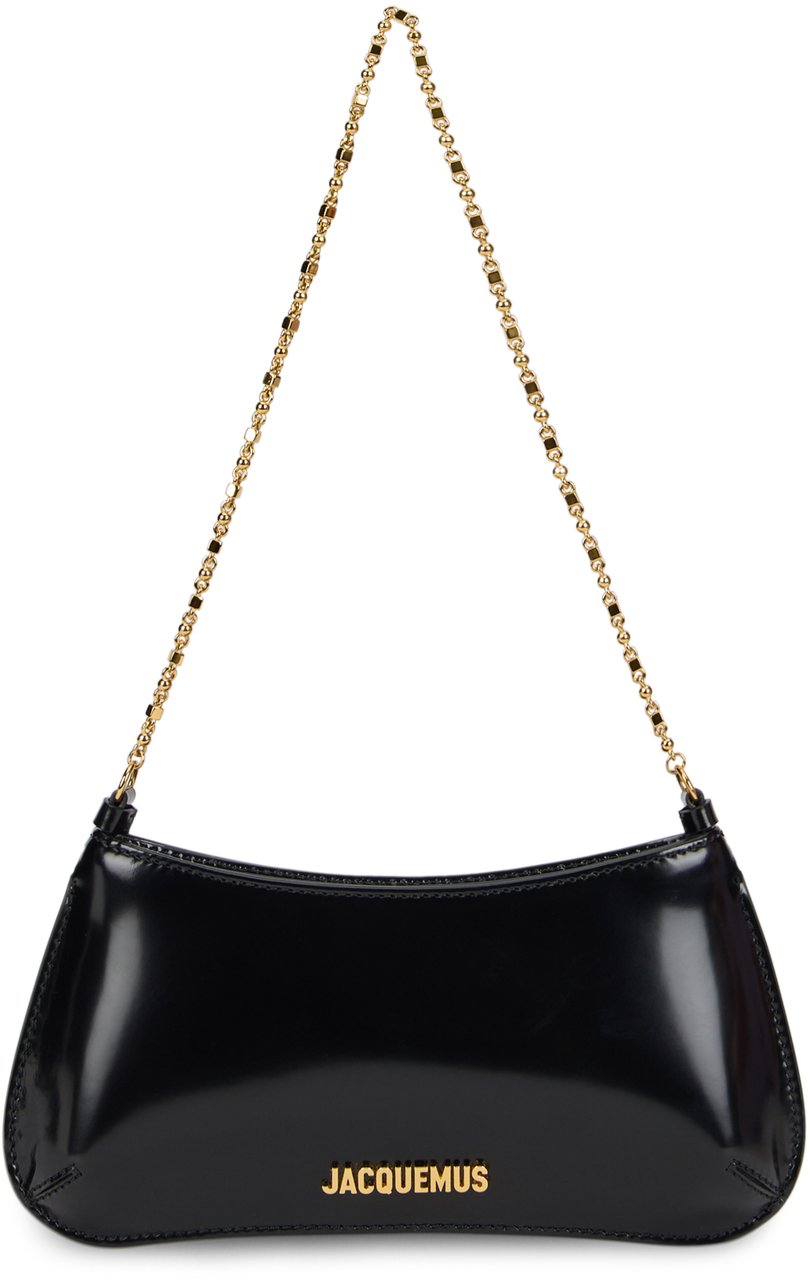 Jacquemus Shoulder bag with chain Zwart