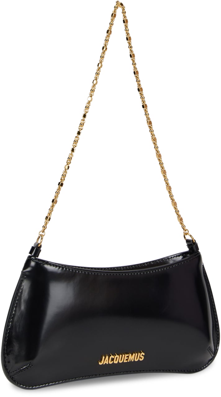 Jacquemus Shoulder bag with chain Zwart