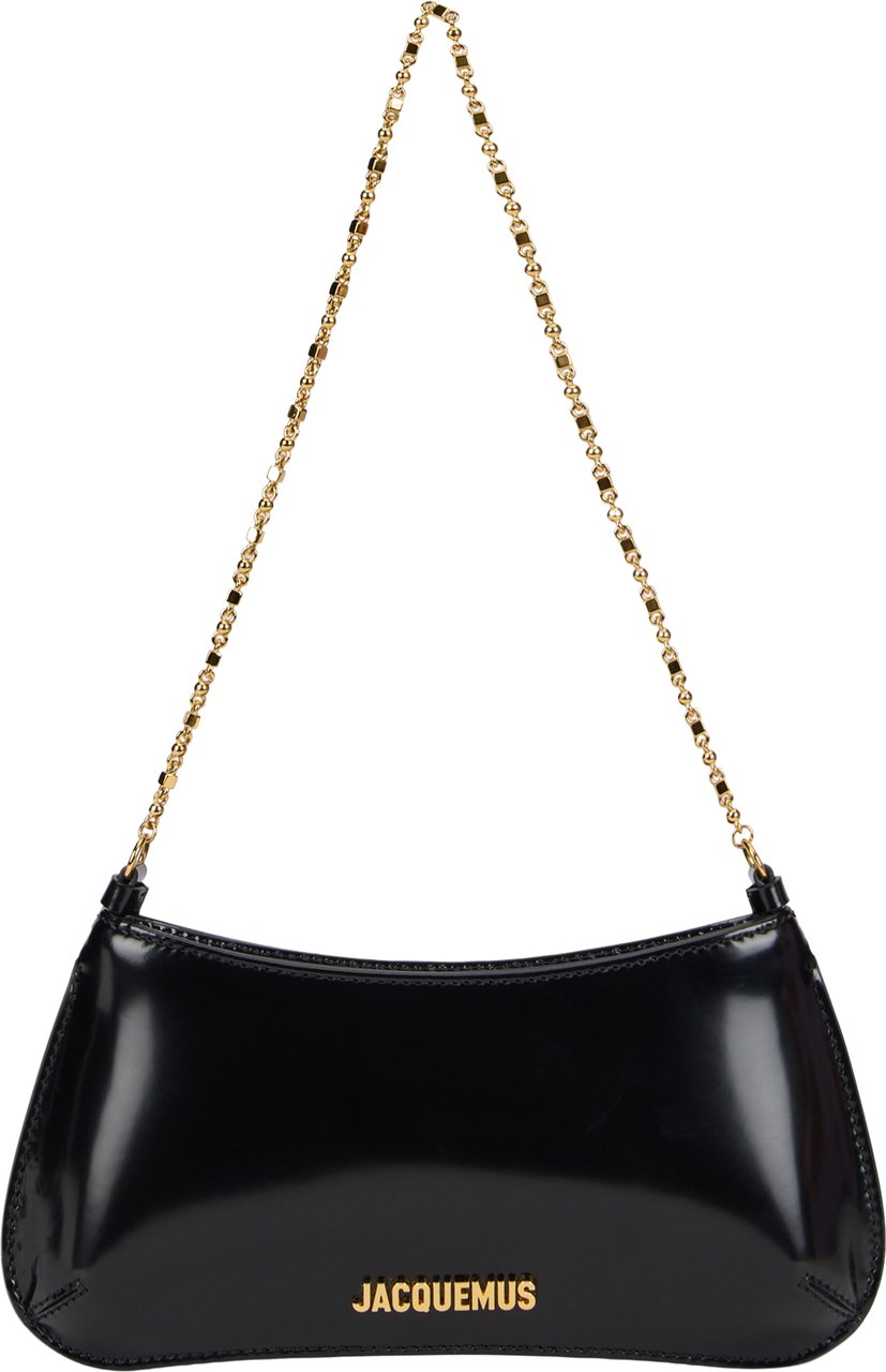Jacquemus Shoulder bag with chain Zwart