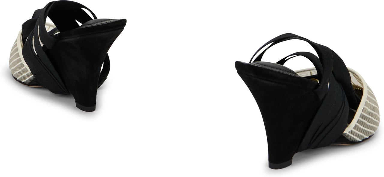 Jacquemus Mules in Mesh with Wedge Divers