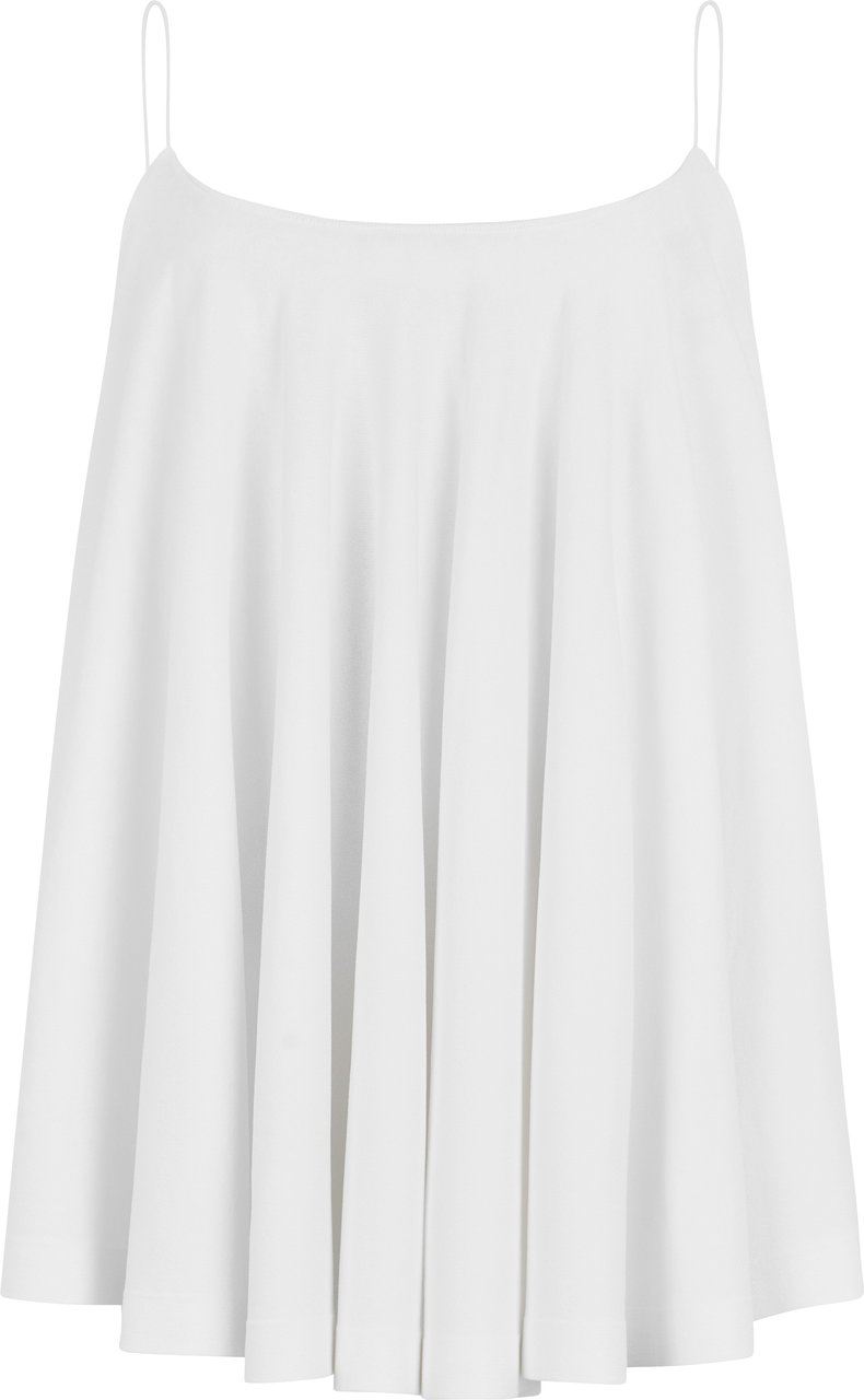 Jacquemus Top in voile with straps Wit