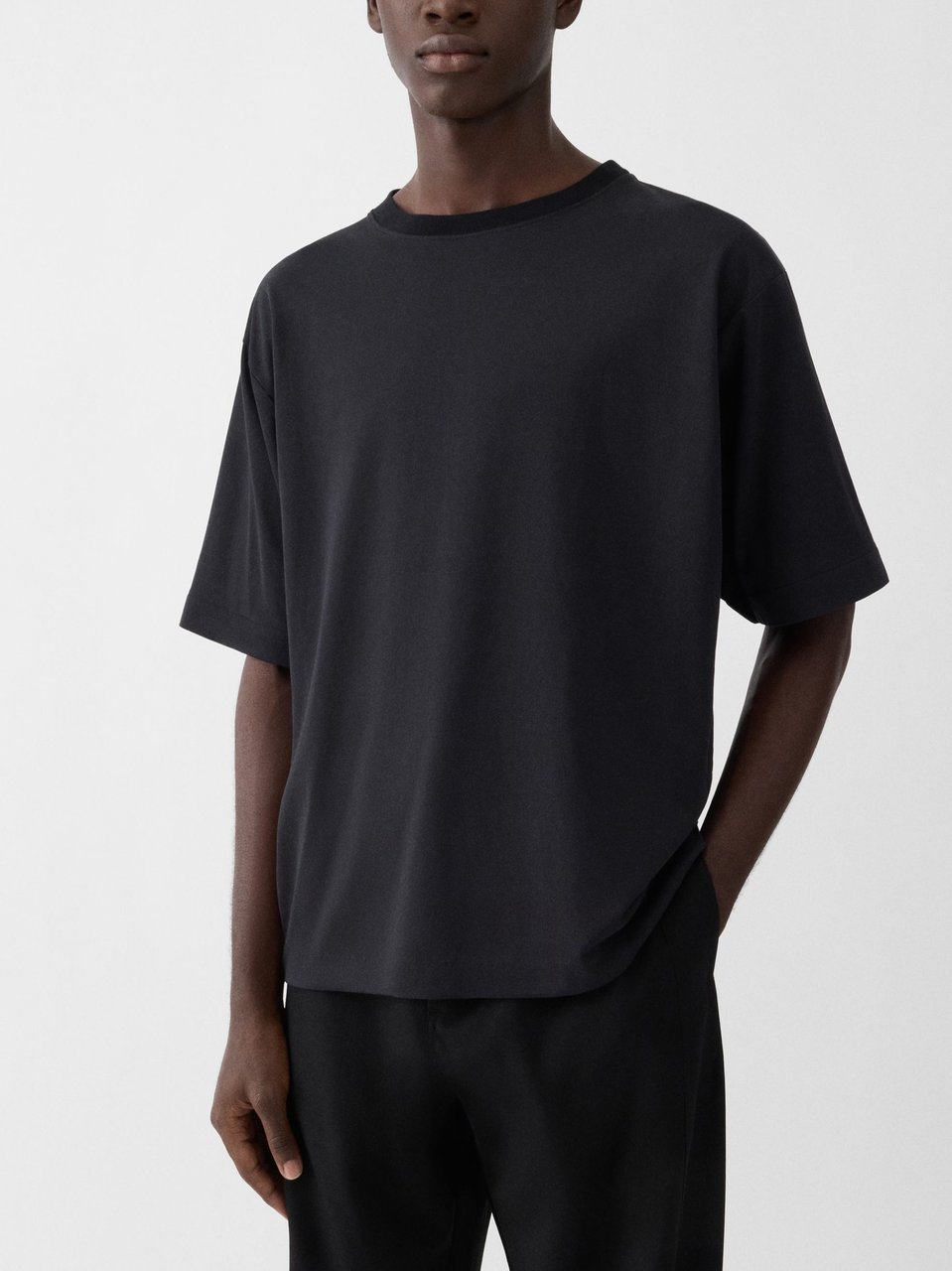 Jacquemus Relaxed Fit Cotton Crewneck T-Shirt With Logo Detail Zwart