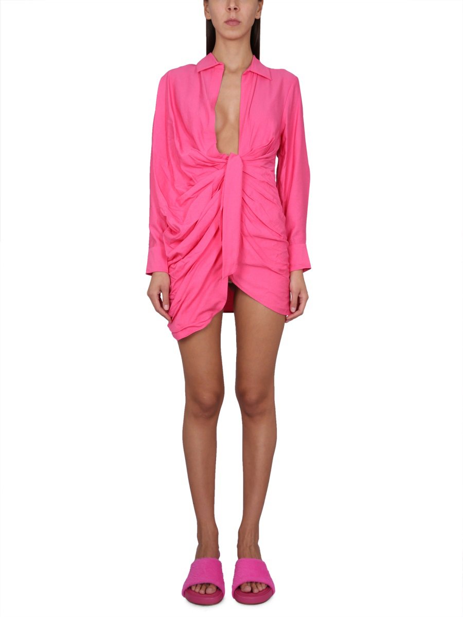 Jacquemus "BAHIA" DRESS Roze