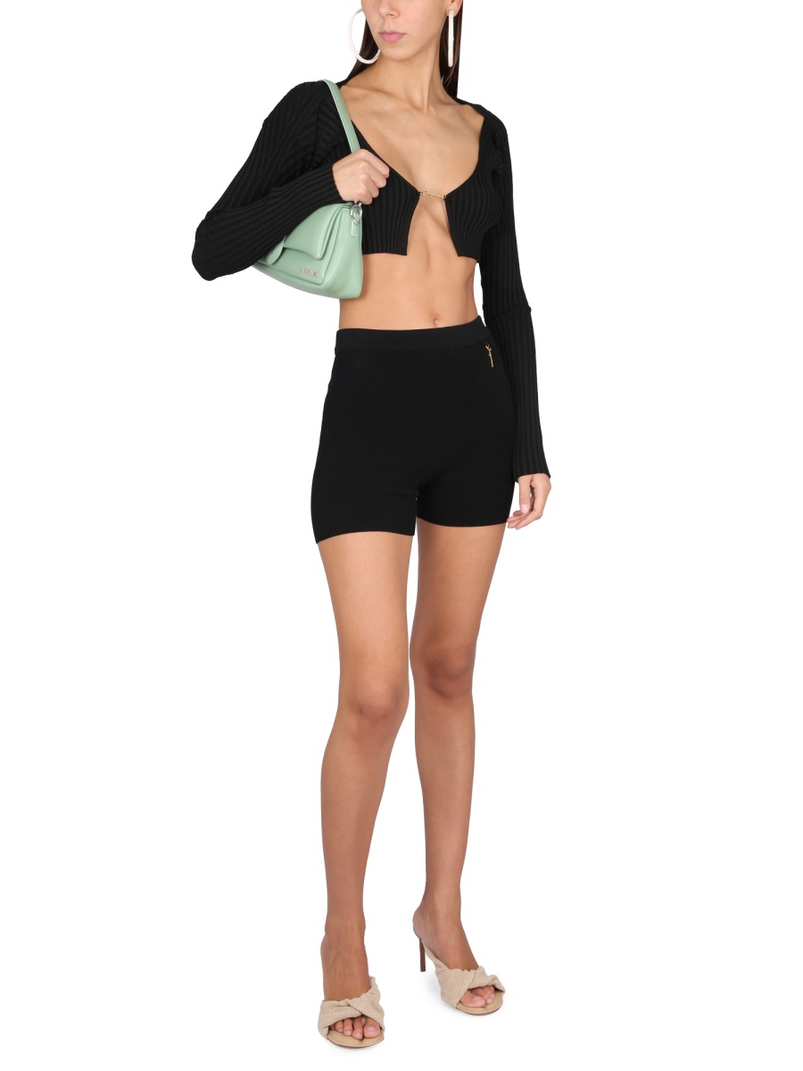 Jacquemus LE MAILLE PRALÙ TOP Zwart