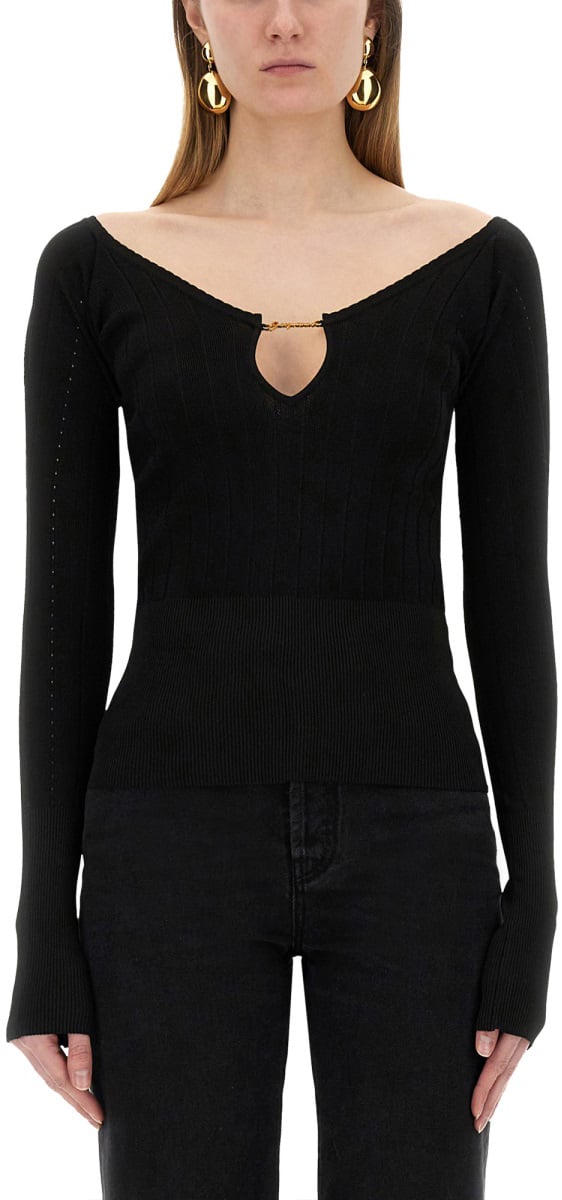 Jacquemus "THE TOP PRALUCE" Zwart