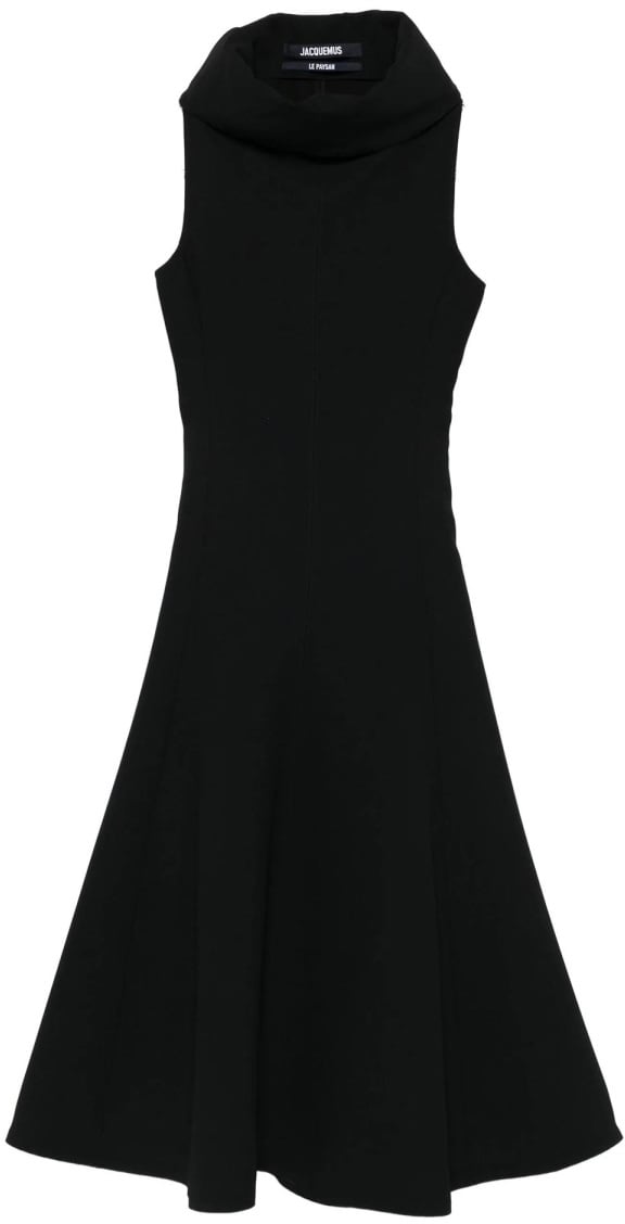 Jacquemus "TRIANGLE" DRESS Zwart