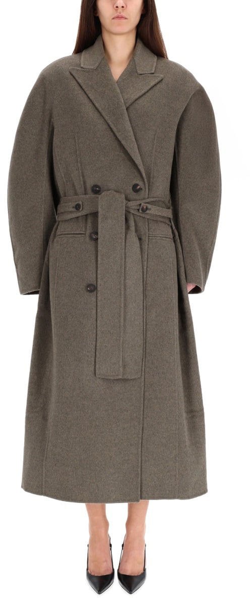 Jacquemus TRENCH COAT "D'HOMME CURVIO" Grijs