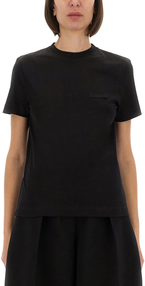 Jacquemus GROSGRAIN SHORT SLEEVE T-SHIRT Zwart